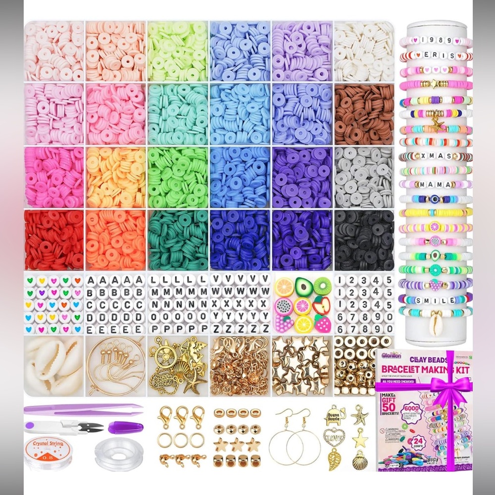 Clay Beads Bracelet Making Set